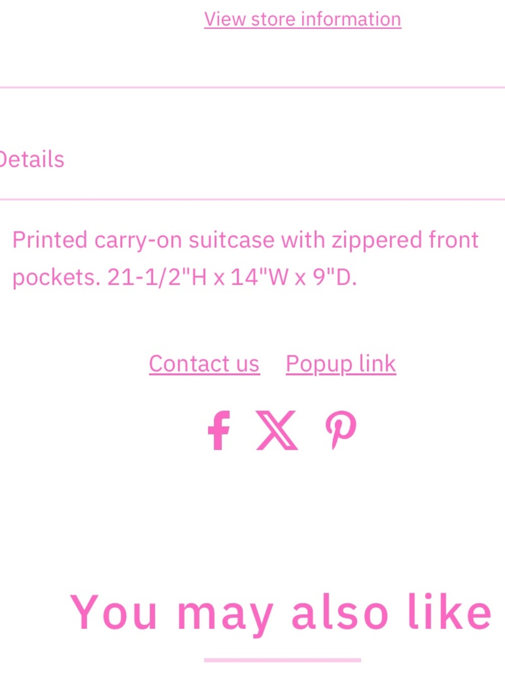 Lilly Pulitzer Rolling Suitcase - Picture 2 of 2